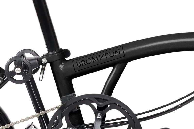 Brompton Electric P Line Urban Folding Bike 2024 in Midnight Black-5